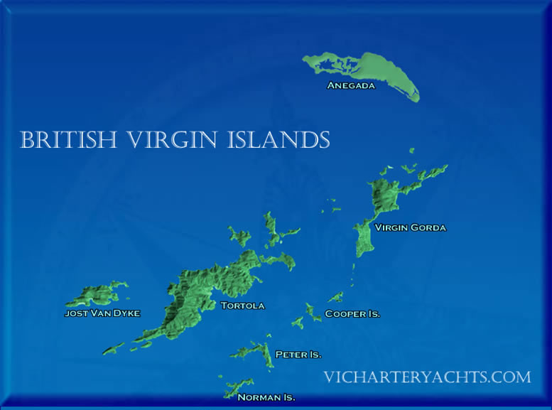 British Virgin Islands Map