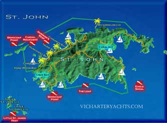 St John USVI Dive Sites
